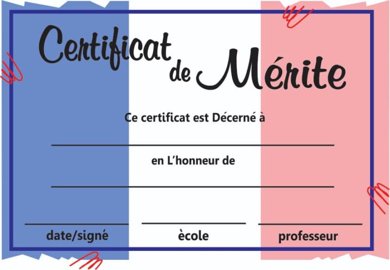 FRENCH CERTIFICATE OF MERIT - Image 5